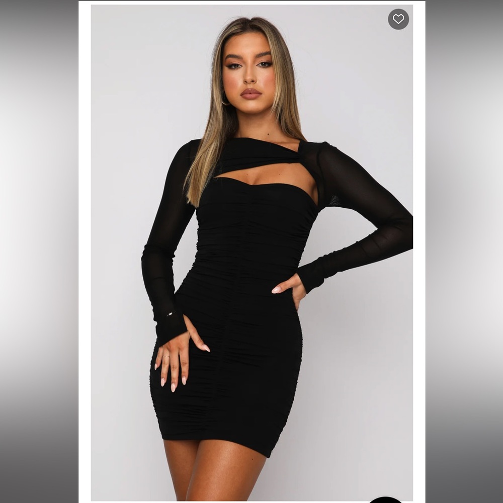 White Fox Boutique - Been A Minute Mini Dress Black